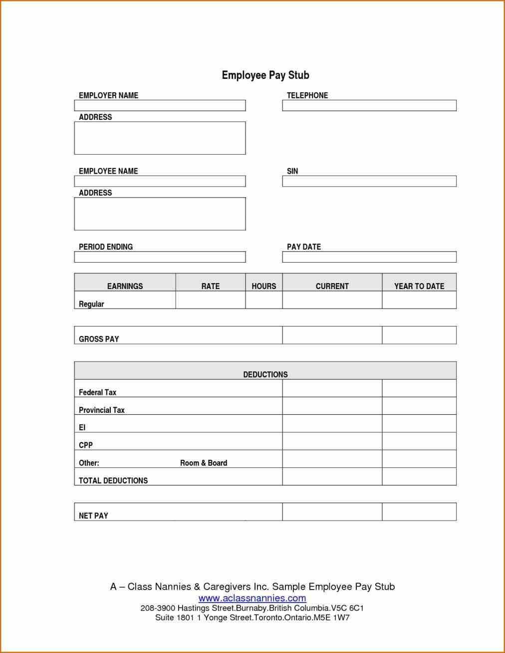 Download Pay Stub Template Word Either Or Both Of The Pay For Pay Stub Template Word Document