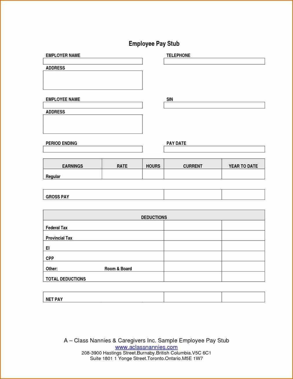 Download Pay Stub Template Word Either Or Both Of The Pay For Pay Stub Template Word Document