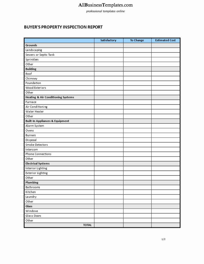 Roof Inspection Report Template Word, Sample Inspection Reports for