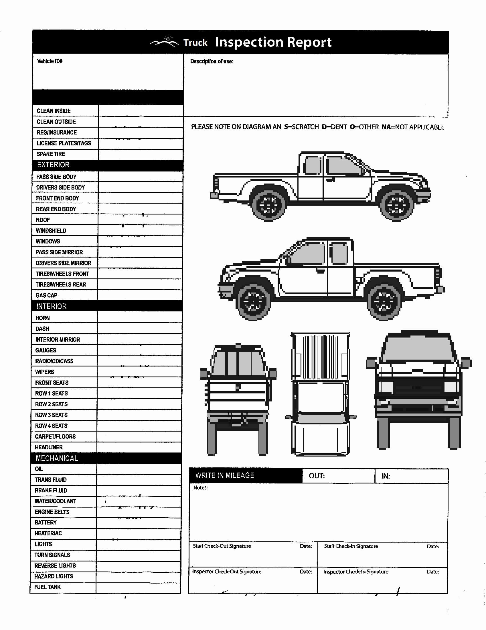Download Vehicle Inspection Report Template | Cialis Within Vehicle Inspection Report Template