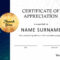 Download Volunteer Certificate Of Appreciation 03 Intended For Volunteer Certificate Template