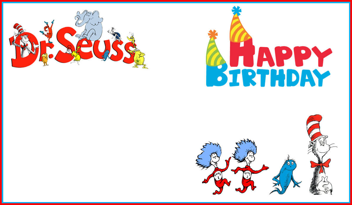 Dr Seuss Free Printable Invitation Templates | Invitations Intended For Dr Seuss Birthday Card Template
