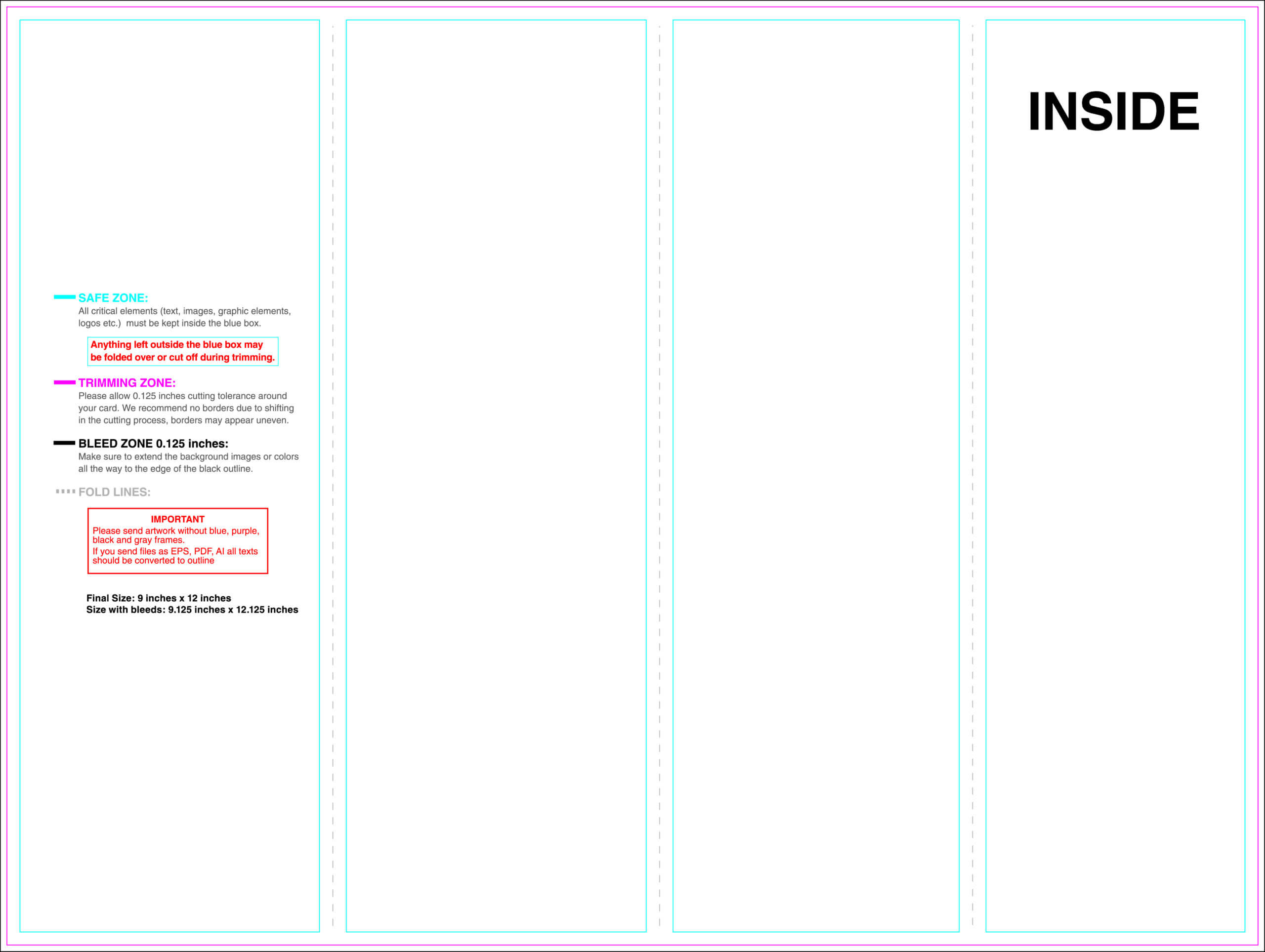 Dreaded Quad Fold Brochure Template Ideas Microsoft Word In 4 Fold Brochure Template Word