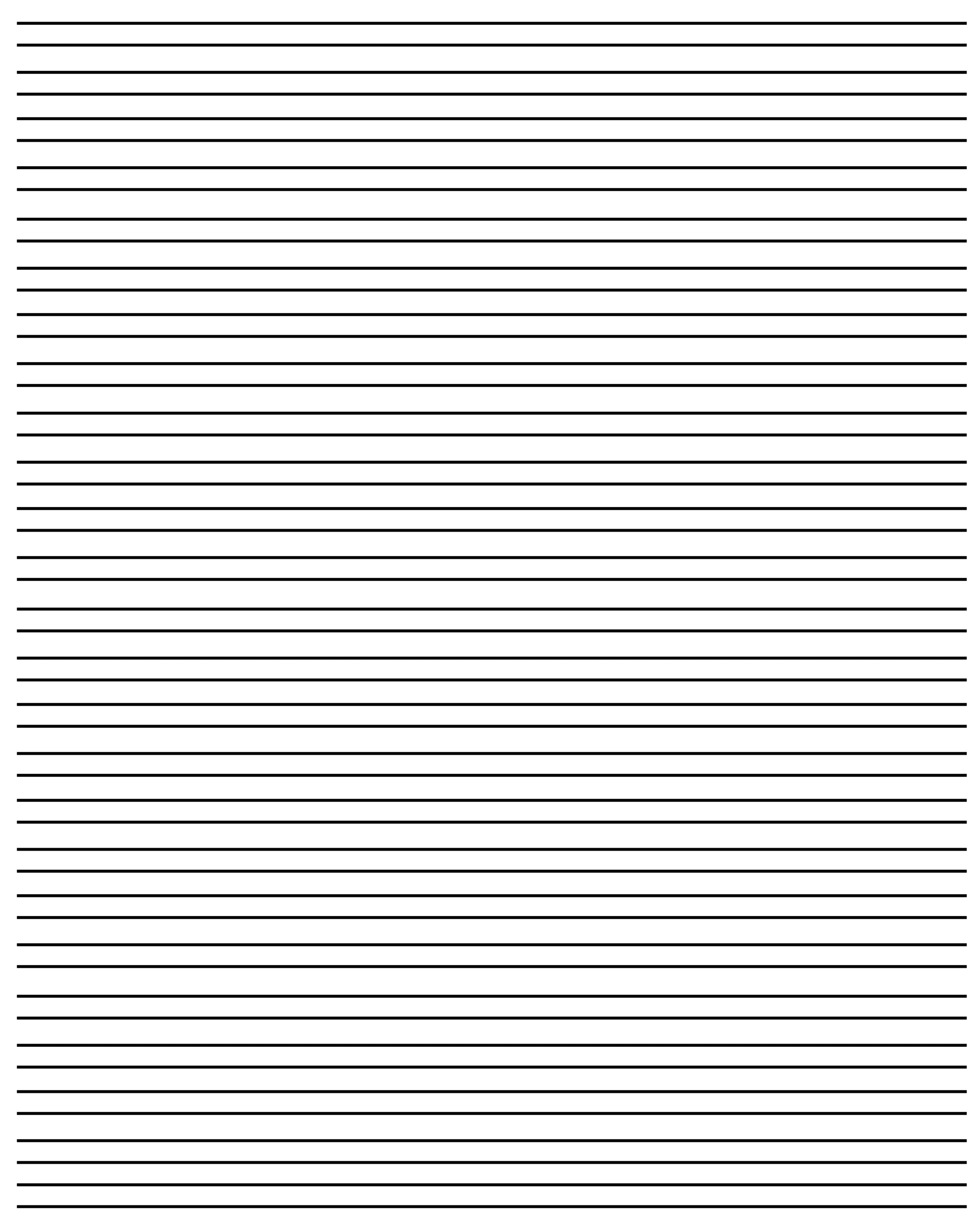 ❤️20+ Free Printable Blank Lined Paper Template In Pdf❤️ With Ruled Paper Word Template