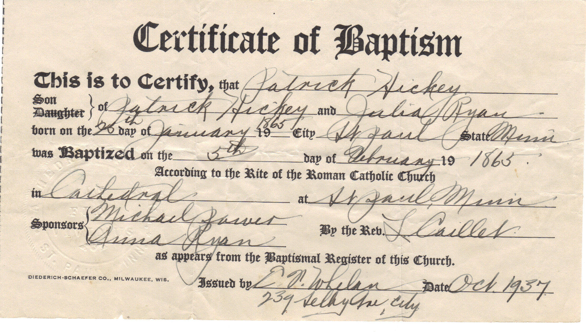 ❤️free Sample Certificate Of Baptism Form Template❤️ With Regard To Baptism Certificate Template Download