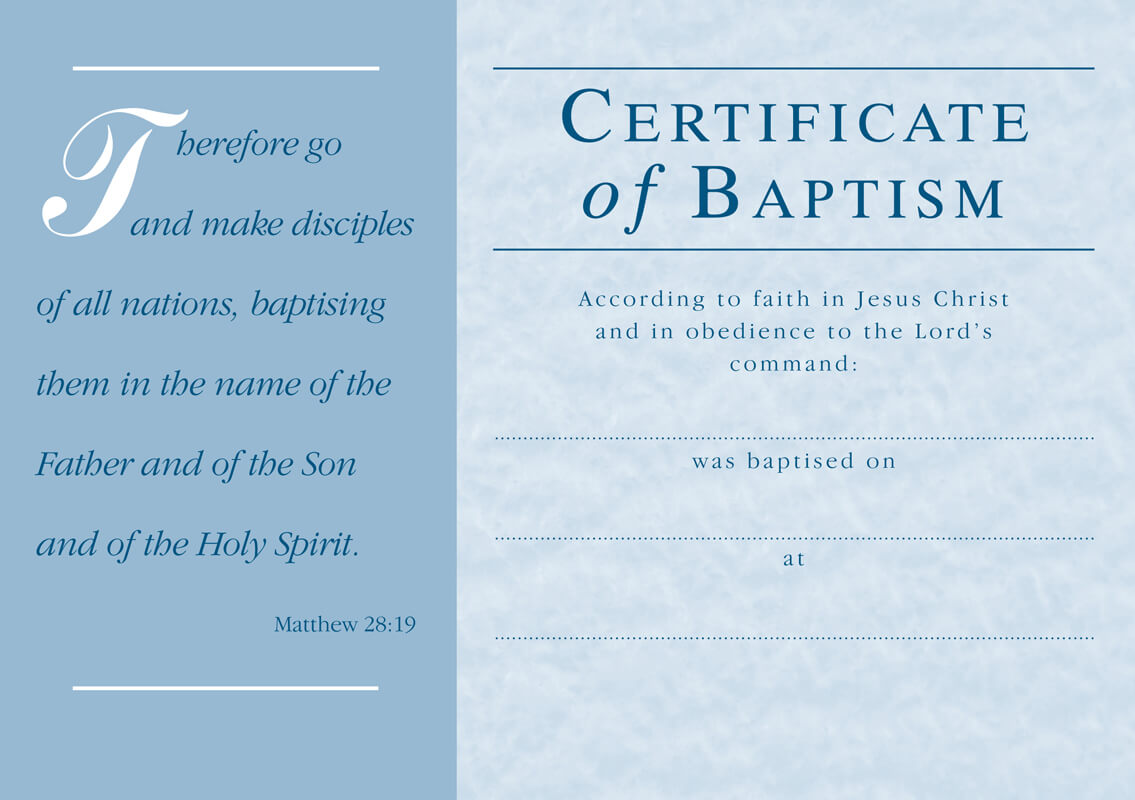 ❤️free Sample Certificate Of Baptism Form Template❤️ Within Baptism Certificate Template Download