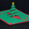 Easy Christmas Tree Pop Up Card Template | Pop Up Christmas For 3D Christmas Tree Card Template