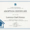 Editable Adoption Certificate New Christening Certificate For Child Adoption Certificate Template