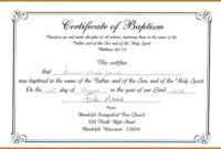 Editable Baptism Certificate Template Publisher Download with Baptism Certificate Template Download