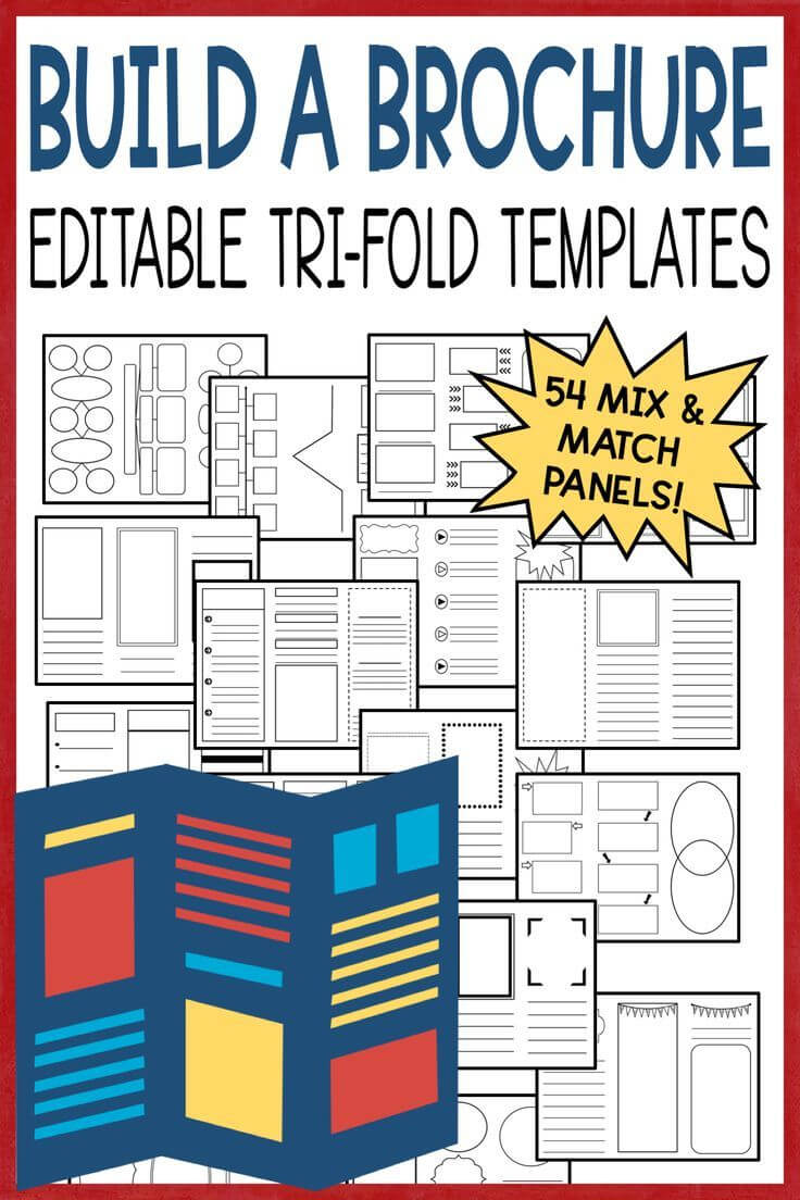 Editable Brochure Templates | Brochure Template, 7Th Grade Pertaining To Student Brochure Template