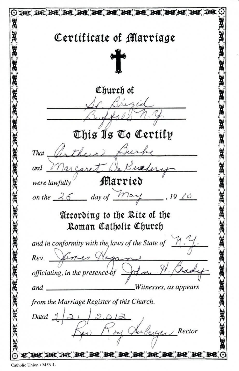 Editable Collection Of Solutions For Roman Catholic Baptism With Roman Catholic Baptism Certificate Template