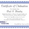 Editable Pastoral Ordination Certificatepatricia Clay Regarding Ordination Certificate Template