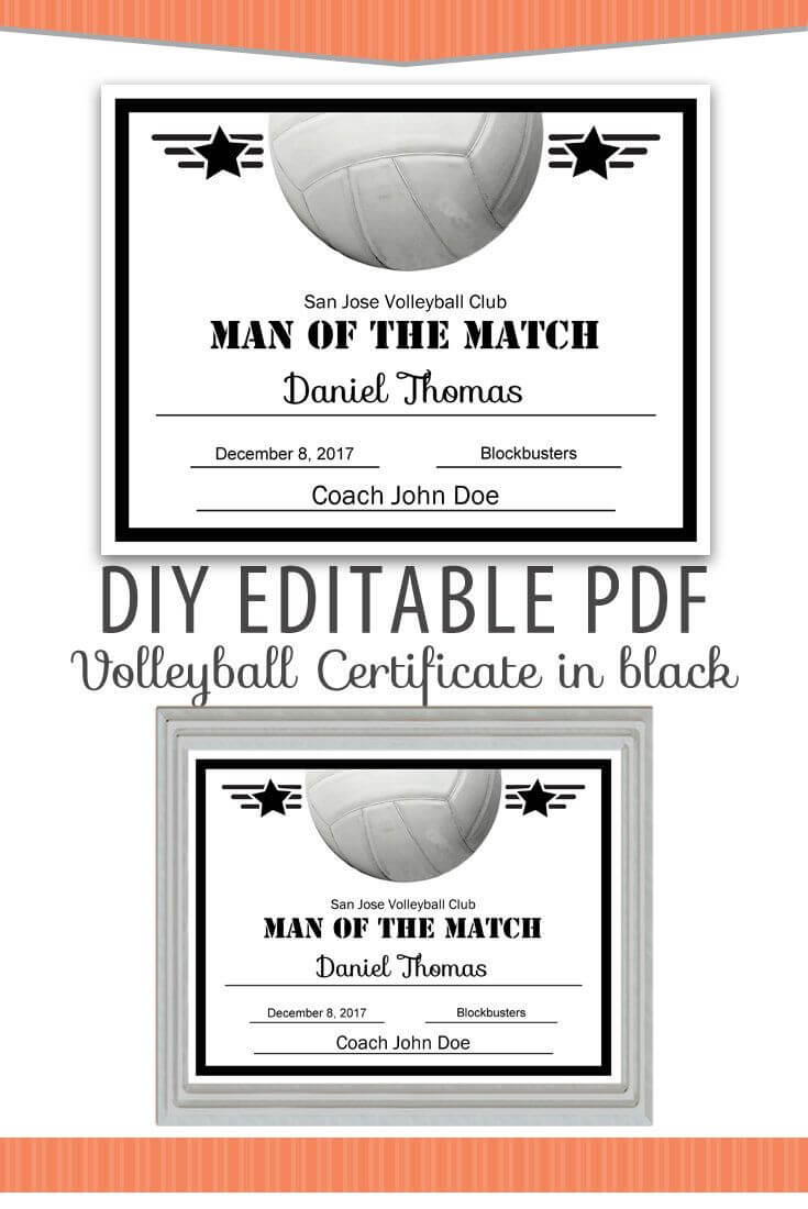 Editable Pdf Sports Team Softball Certificate Diy Award For Softball Certificate Templates Free