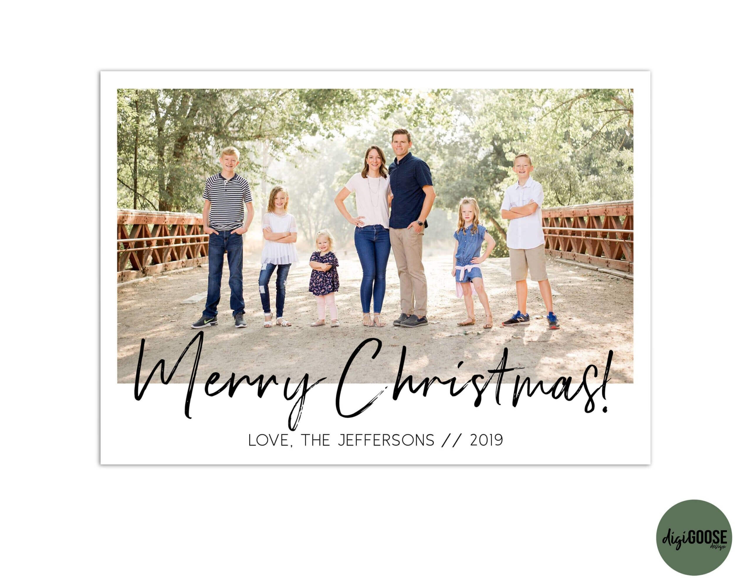 Editable // Template // Christmas Card Template Inside Holiday Card Templates For Photographers