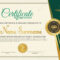 Elegant Certificate Template Vector With Luxury And Modern Pattern.. With Regard To Elegant Certificate Templates Free