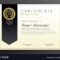 Elegant Diploma Award Certificate Template Design Vector In High Resolution Certificate Template
