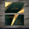 Elegant Premium Golden Business Card Template Inside Buisness Card Templates