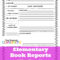 Elementary Book Reports Made Easy | Book Report Templates regarding Book Report Template In Spanish