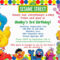Elmo Birthday Invitation Template – Cards Design Templates Within Elmo Birthday Card Template