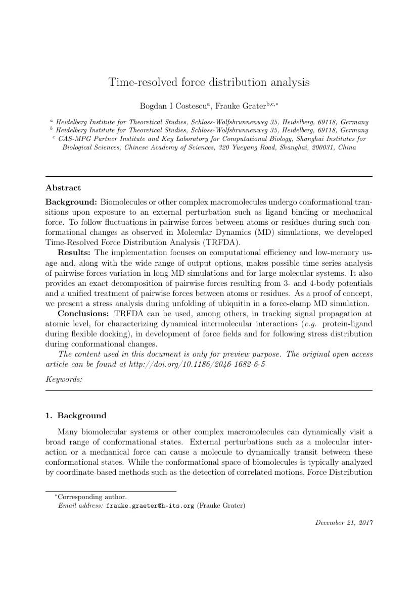 Elsevier - Trends In Immunology Template For Journal Paper Template Word