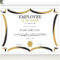 Employee Of The Month Editable Template Editable Award With Employee Of The Month Certificate Template