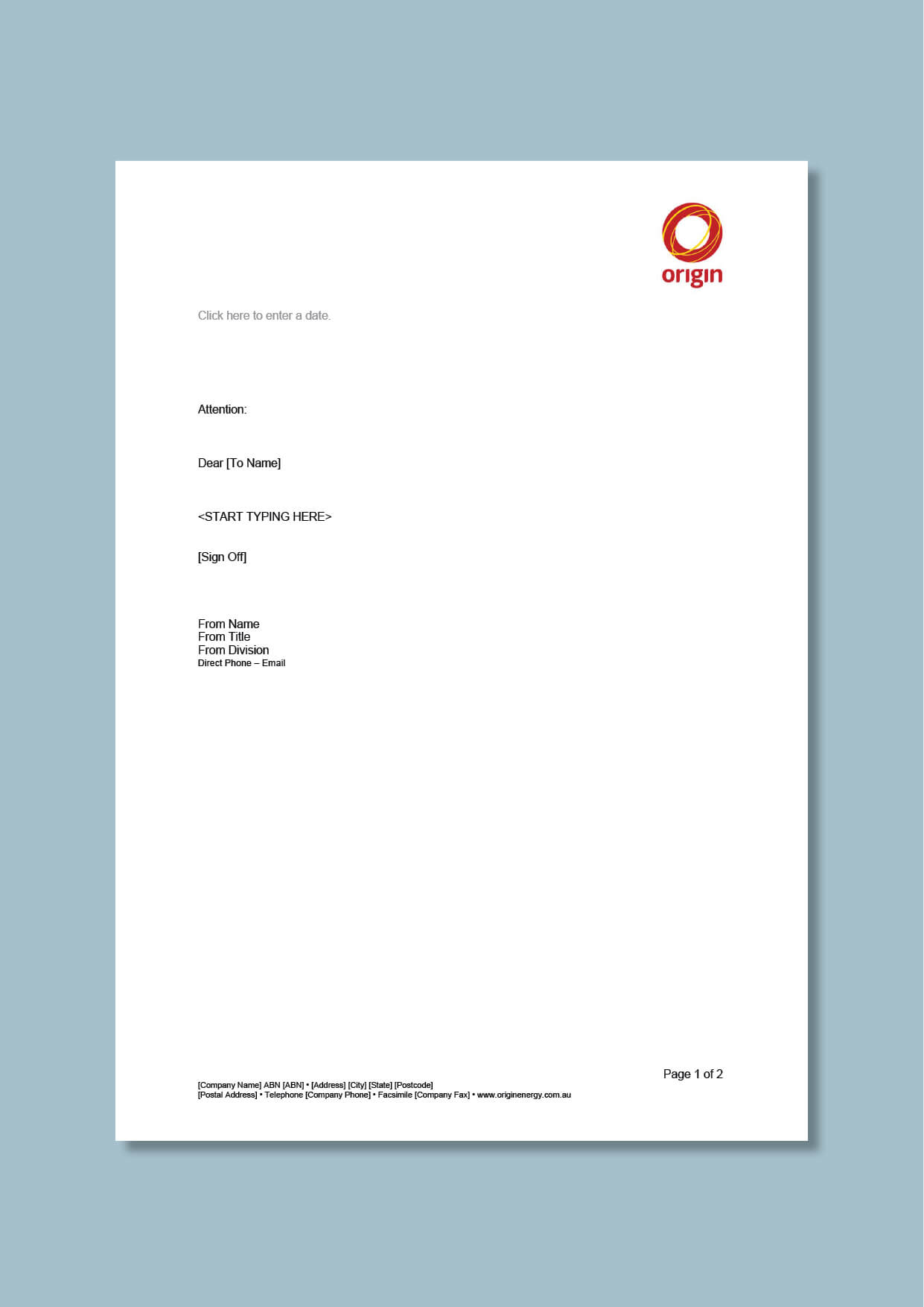 Energy Supply Company Letterhead #cordestra #word Throughout Headed Letter Template Word