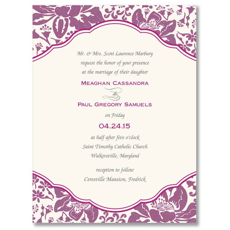 Engagement Invitation Cards : Engagement Invitation Cards Intended For Engagement Invitation Card Template