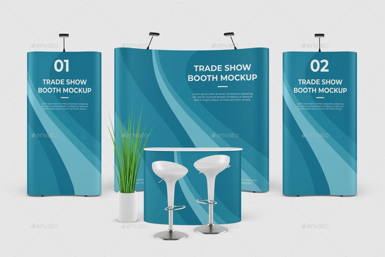 Event Stand / Trade Show Booth Mockup / Pop Up Stand #ad For Pop Up Brochure Template