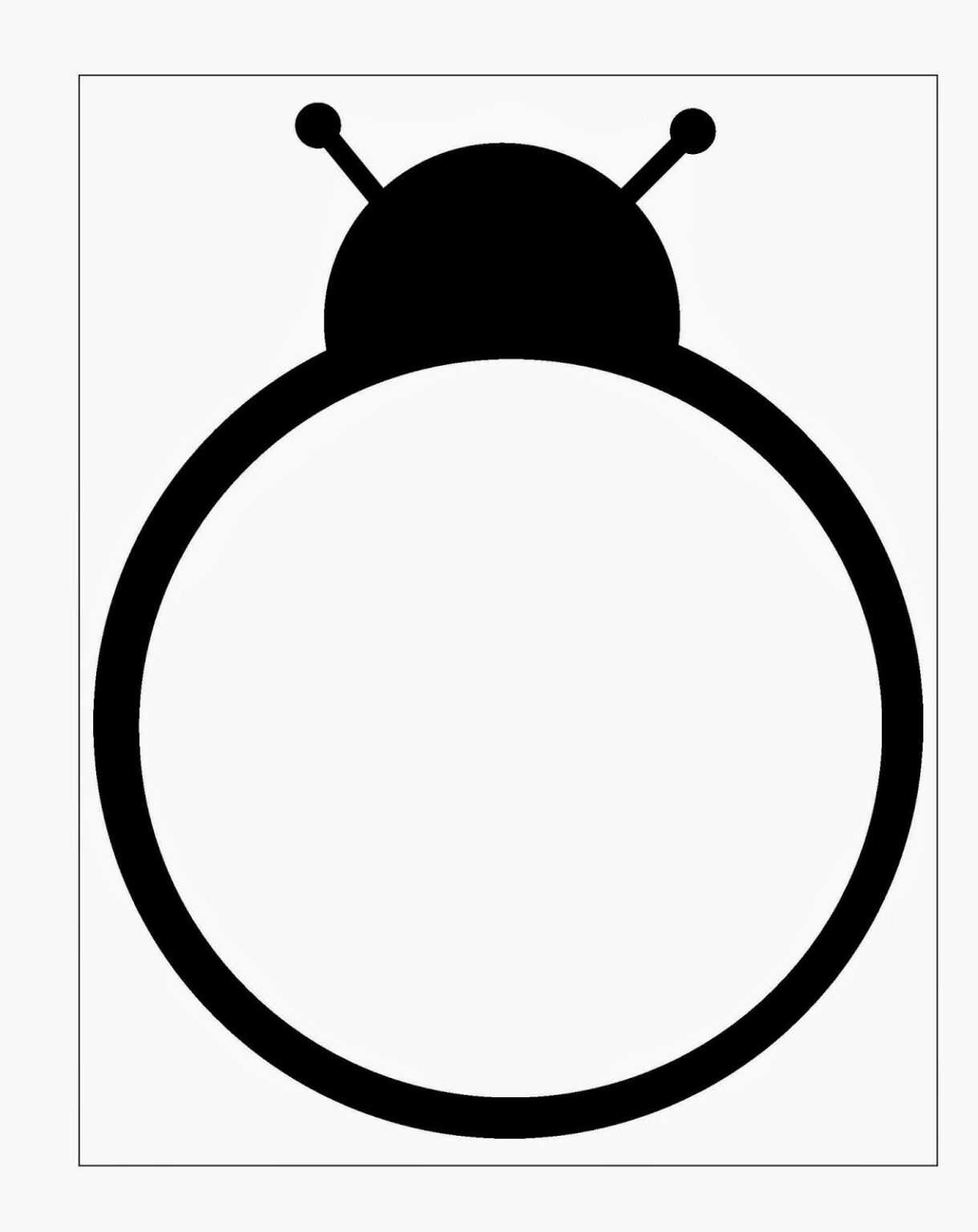 Printable Ladybug Craft