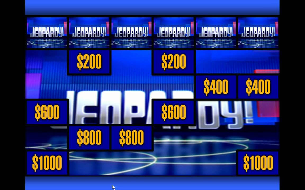 Excellent Jeopardy Game Template Ppt Ideas Free Powerpoint With Jeopardy Powerpoint Template With Sound