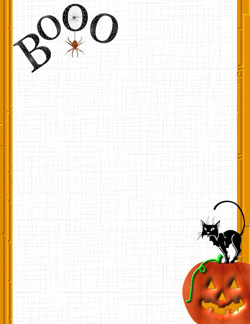 Exceptional Halloween Templates For Word Template Ideas Free Throughout Free Halloween Templates For Word