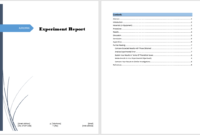 Experiment Report Template - Microsoft Word Templates with Word Document Report Templates