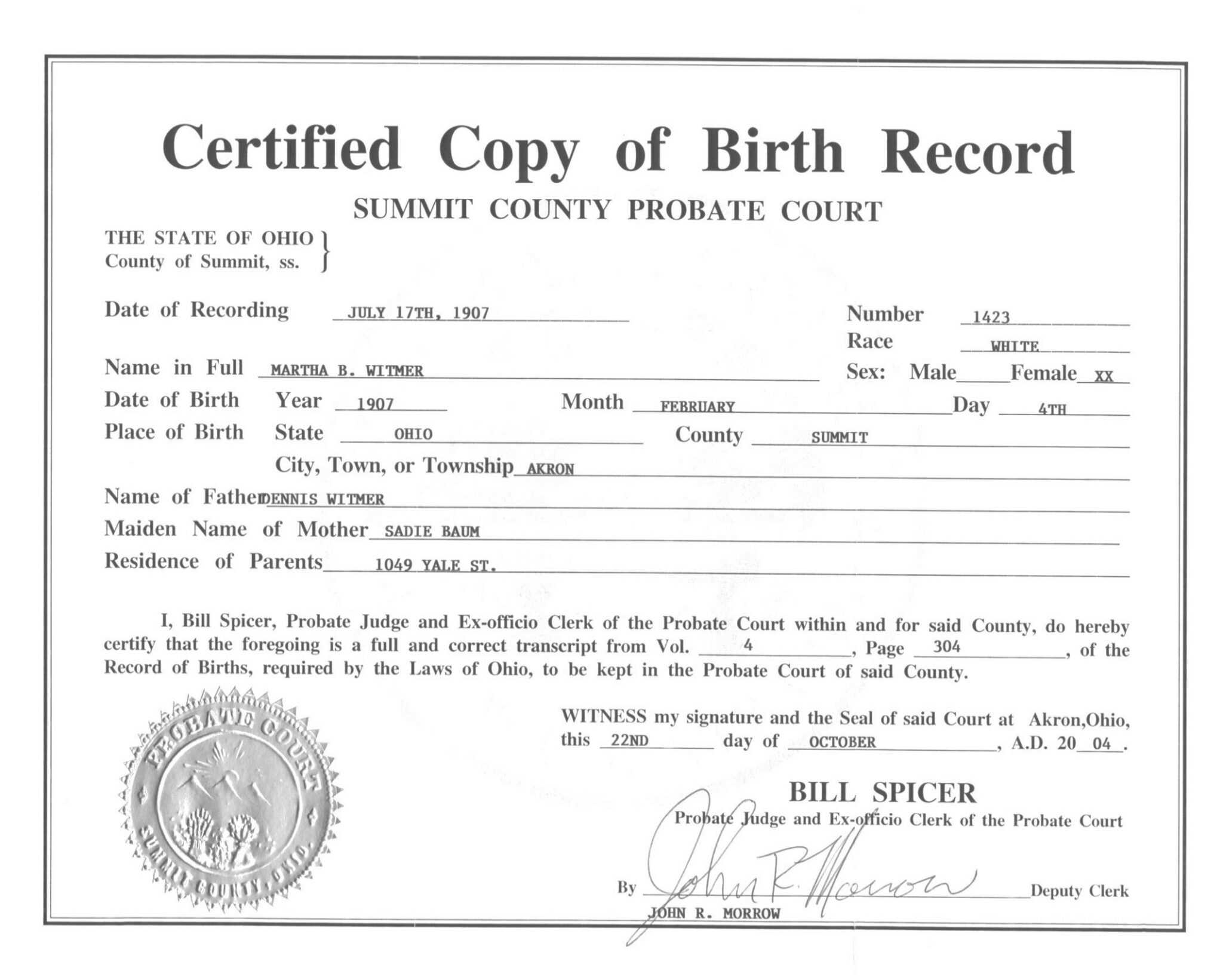 certified copy of birth certificate georgia