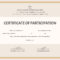 🥰free Printable Certificate Of Participation Templates (Cop)🥰 Inside Free Templates For Certificates Of Participation