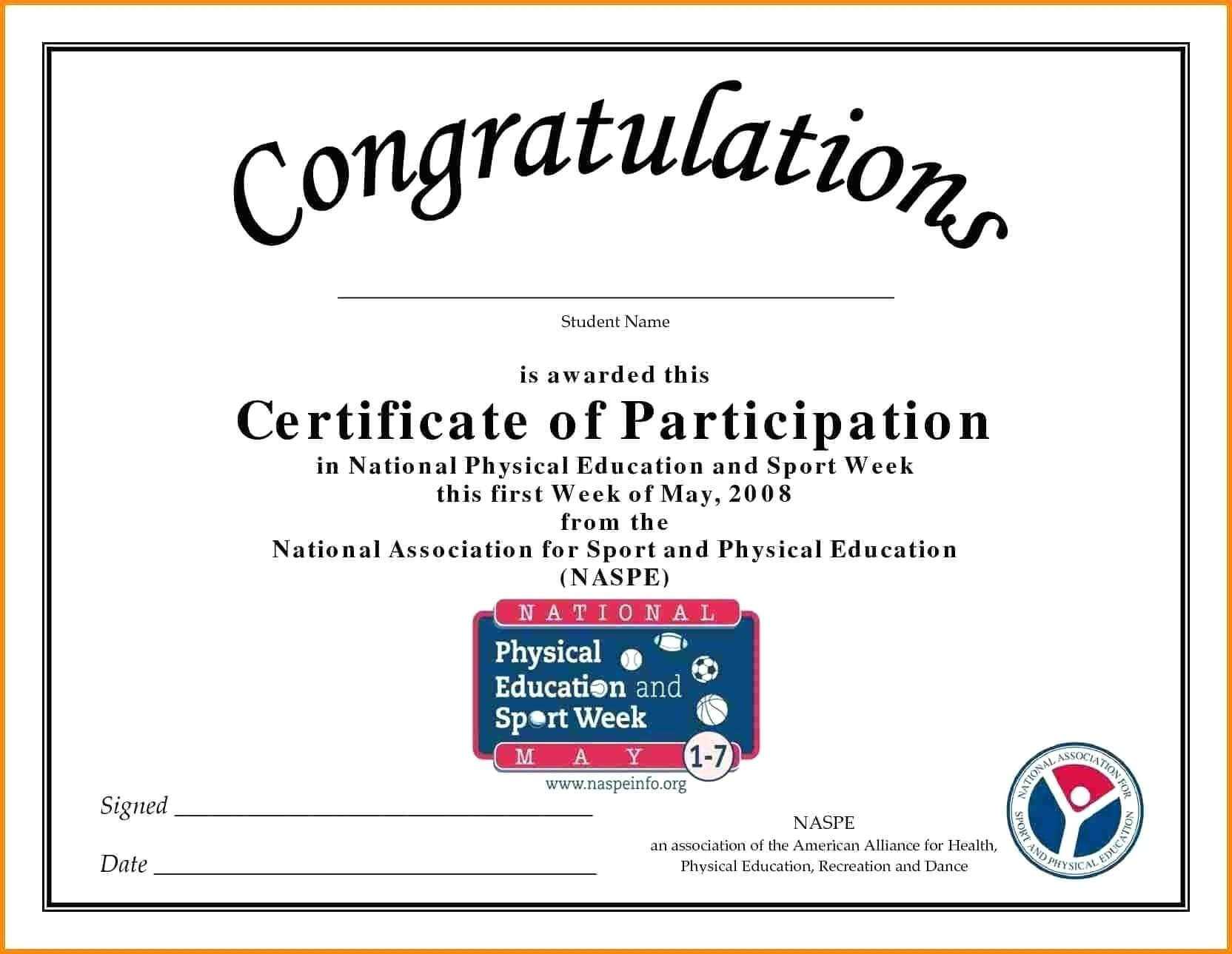 🥰free Printable Certificate Of Participation Templates (Cop)🥰 Within Certificate Of Participation Template Pdf