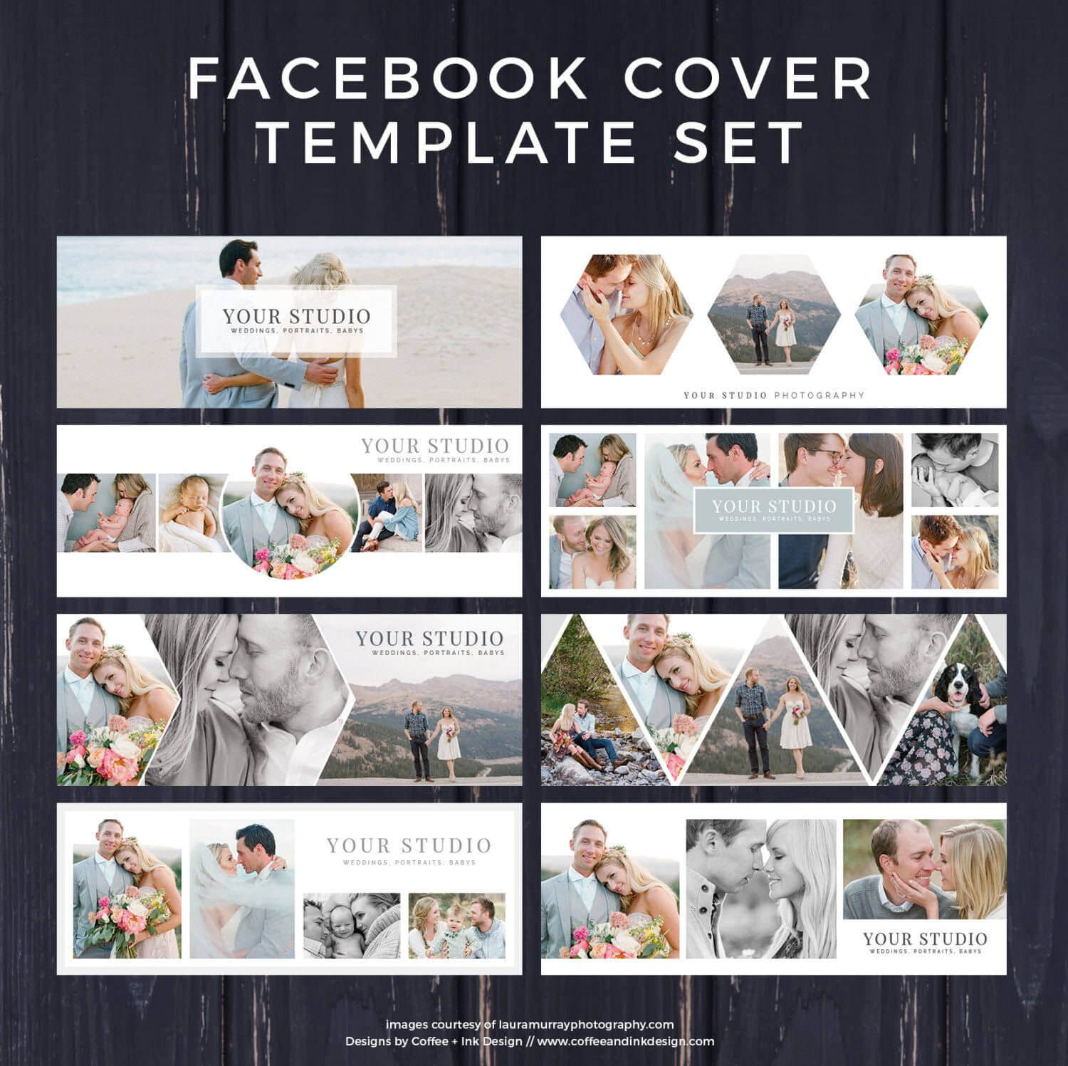 Facebook Template, Photography Marketing, Facebook Timeline With Regard To Photoshop Facebook Banner Template