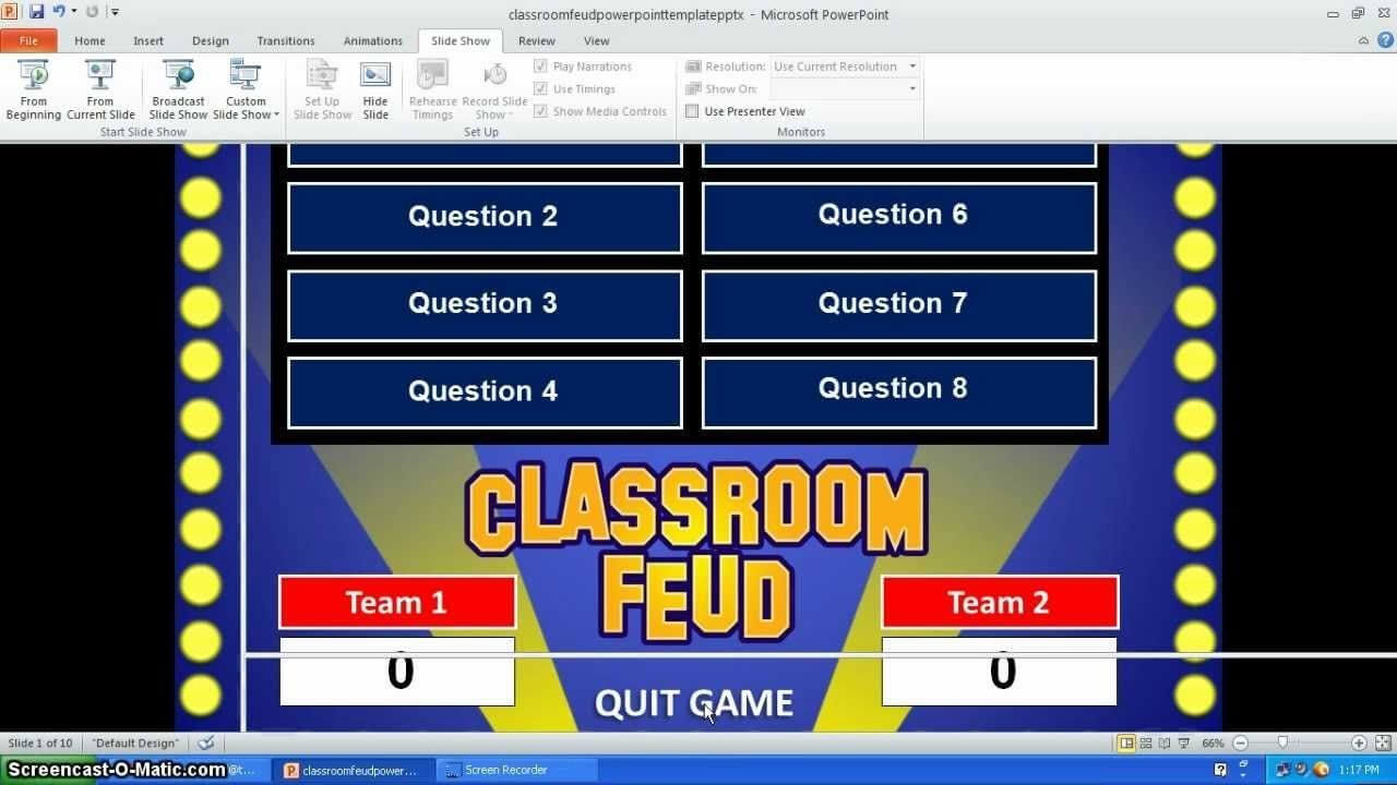Family Feud Powerpoint Template – Youtube Within Family Feud Regarding Family Feud Powerpoint Template Free Download
