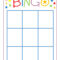 Family Game Night: Bingo | Bingo Card Template, Blank Bingo Inside Bingo Card Template Word