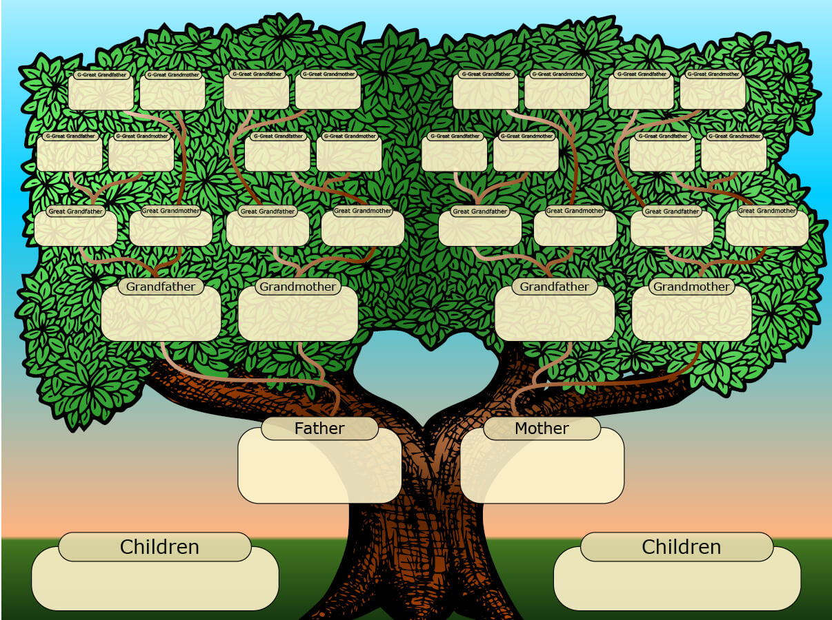 Family Tree Powerpoint Template Is A Free Template With Pertaining To Powerpoint Genealogy Template