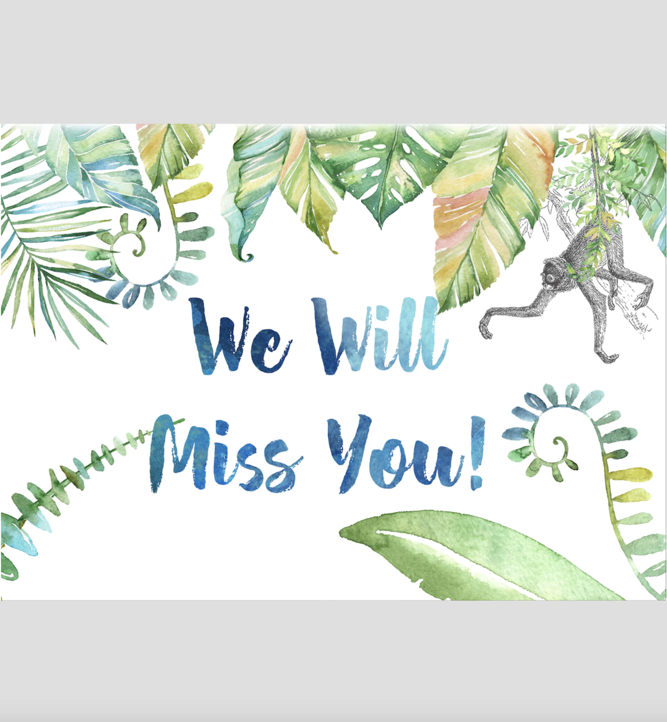 Farewell Card – Zimer.bwong.co With Sorry You Re Leaving Card Template