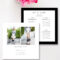 Fashion & Beauty Blogger Rate Card Template | Photoshop For Within Advertising Rate Card Template