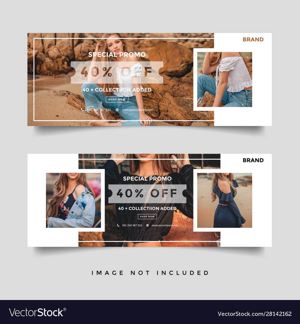 Fashion Sale Facebook Cover Banner Template For Photography Banner Template