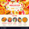 Fast Food Restaurant Menu Banner Template Within Food Banner Template
