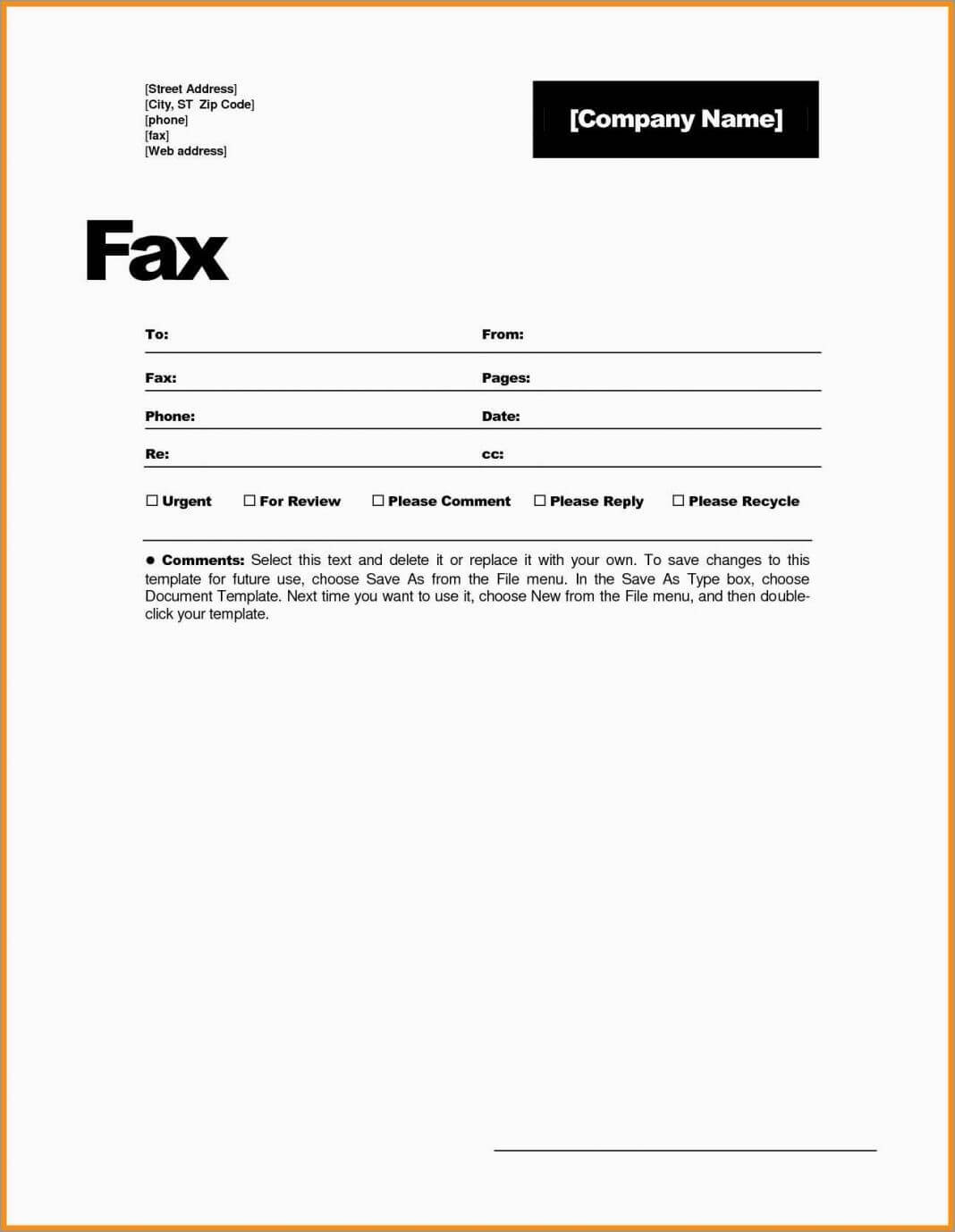 Fax Cover Sheet Plate Word Spreadsheet Examples Page Free Within Fax Cover Sheet Template Word 2010