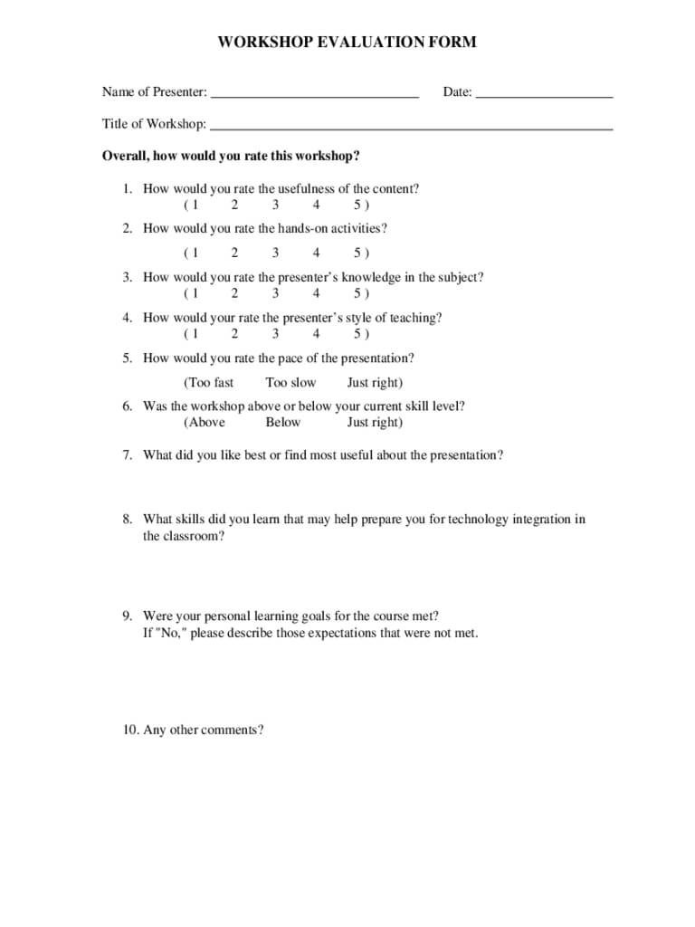 Feedback Form – 20 Free Templates In Pdf, Word, Excel Download With Student Feedback Form Template Word