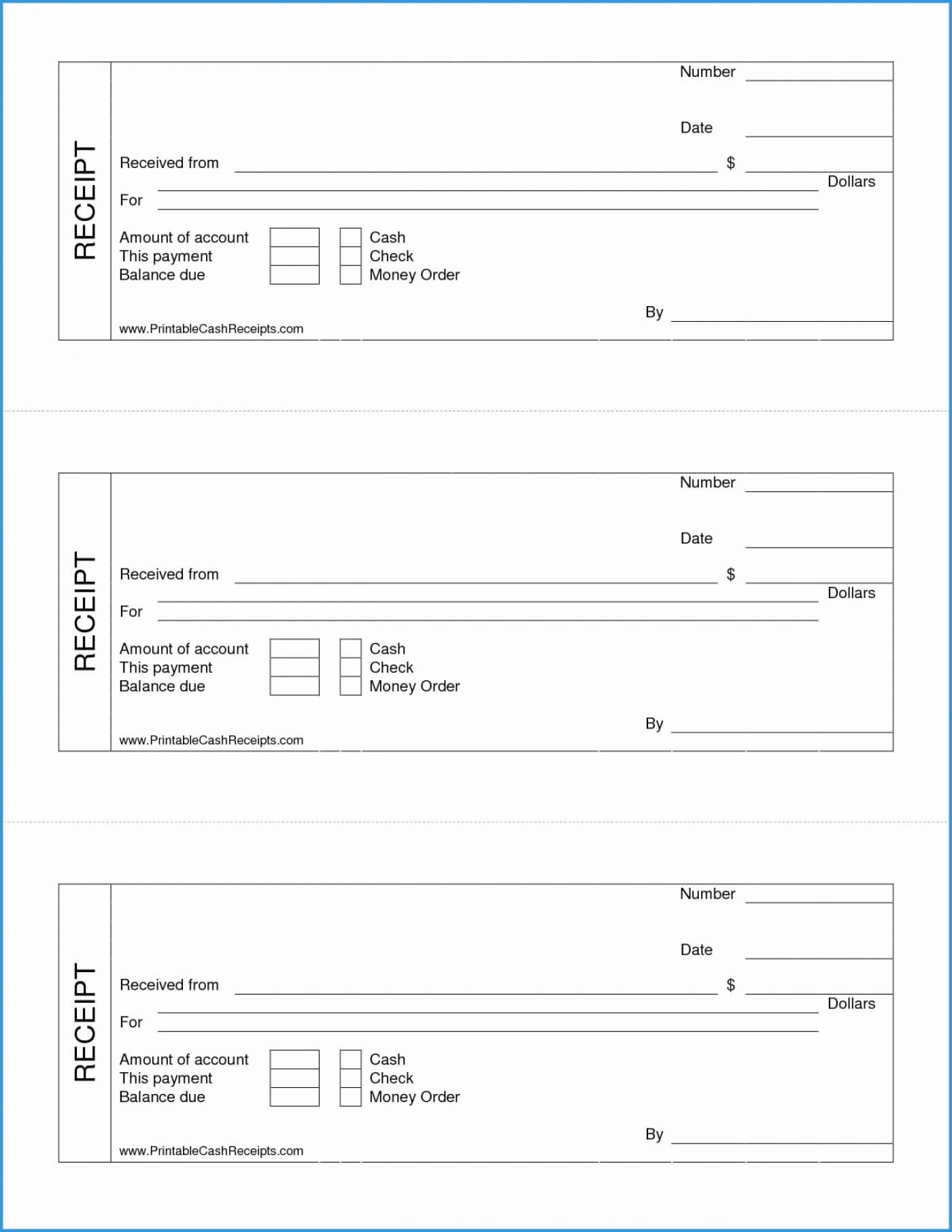 Fill In Blank Cashier's Check With Blank Money Order Template