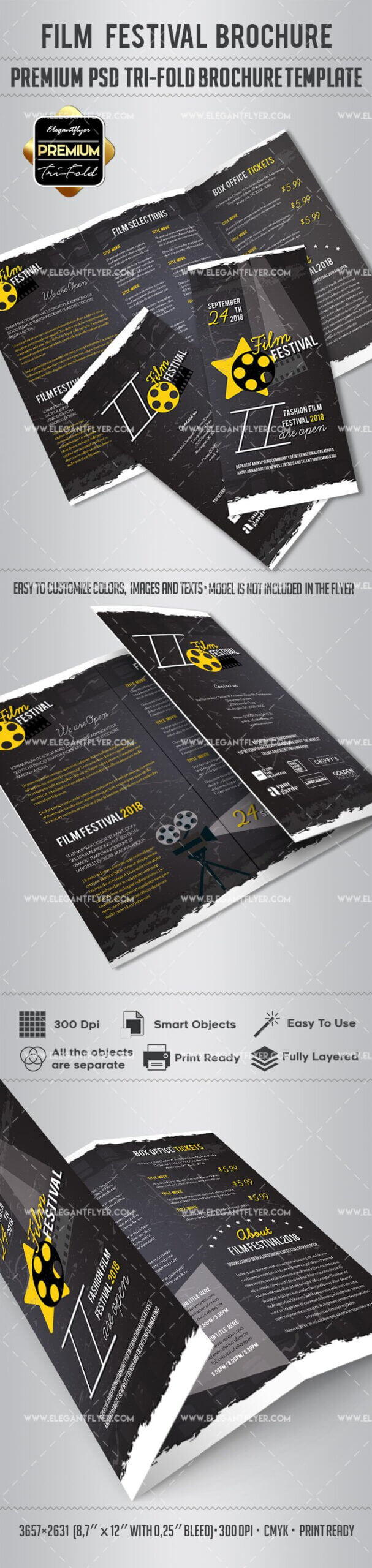 Film Festival Brochure Design Inside Film Festival Brochure Template