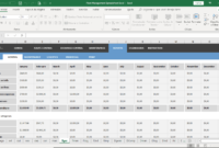 Fleet Management Spreadsheet Excel with Fleet Report Template