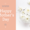 Floral Happy Mother's Day Card Template For Mothers Day Card Templates