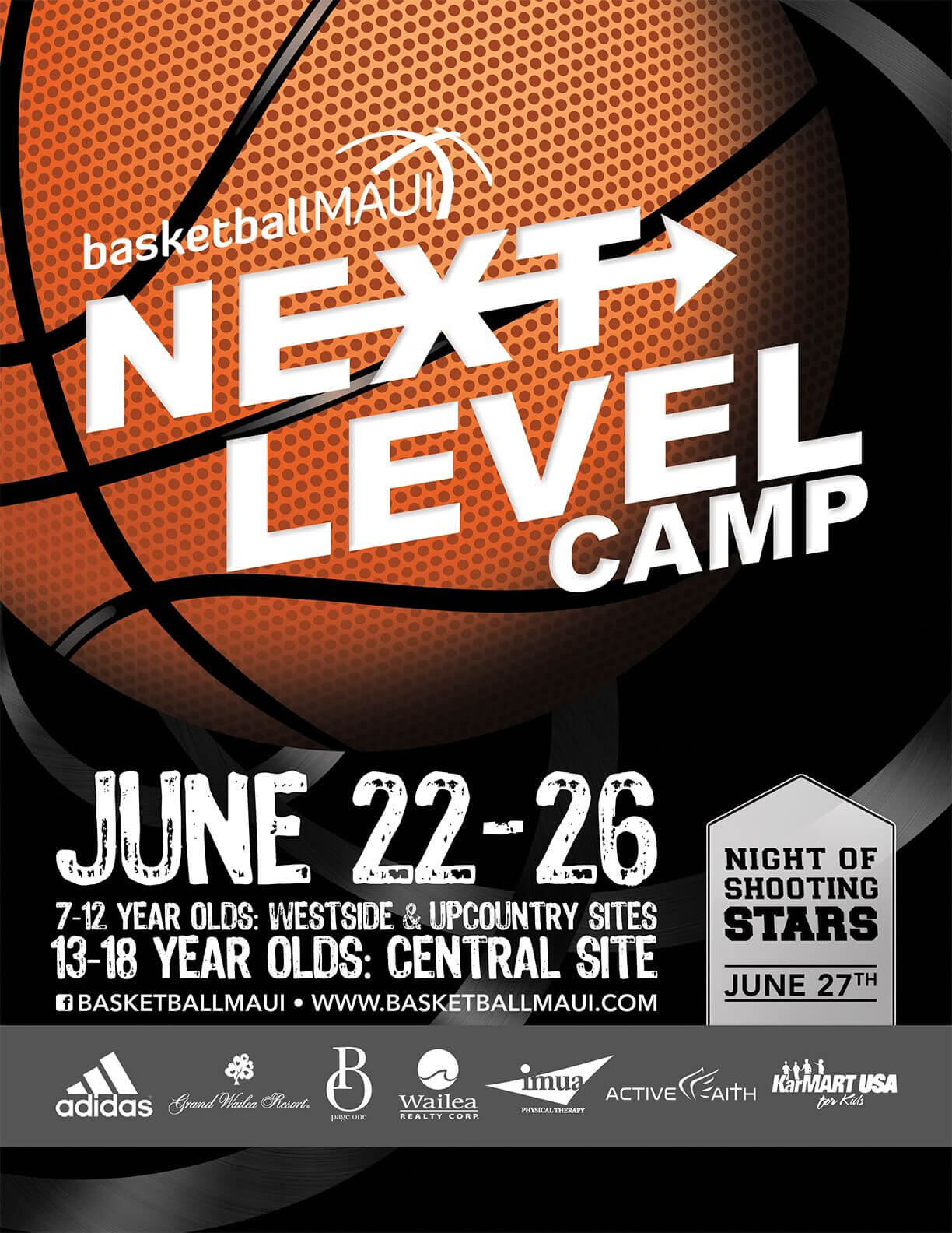 Flyer Design For Kids Basketball Camp. Designed Intended For Basketball Camp Brochure Template